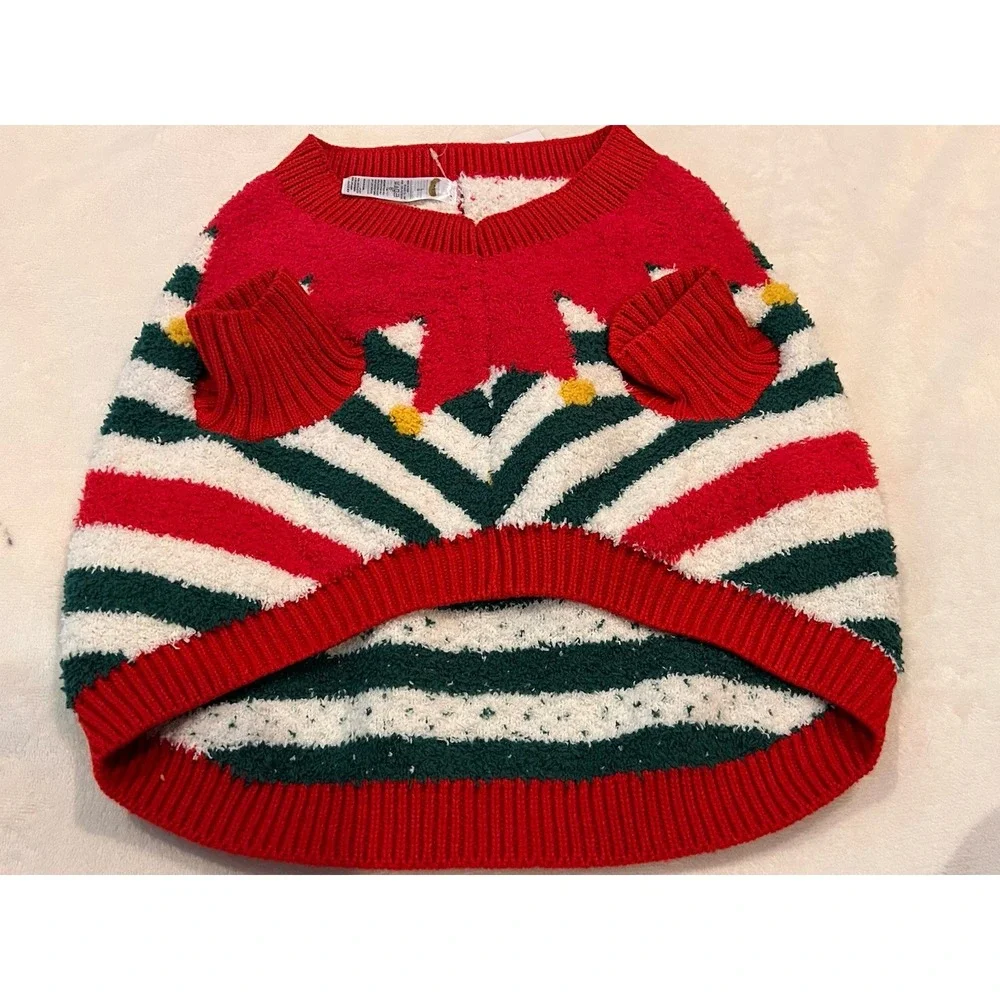 Old Navy Size Large‎ Pet/ Dog Christmas Sweater Elf NEW